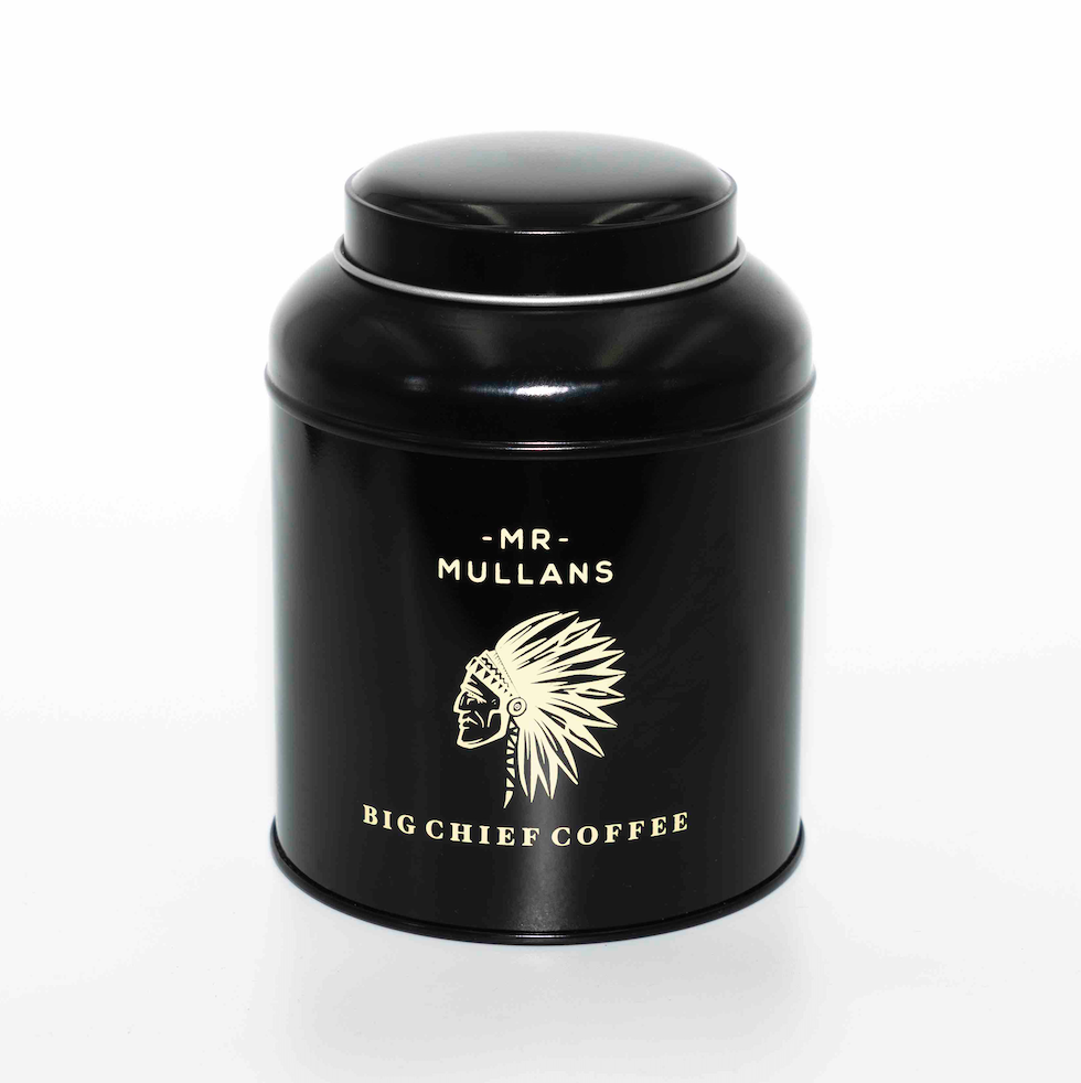 Whole Bean Big Chief Coffee 250g with Tin